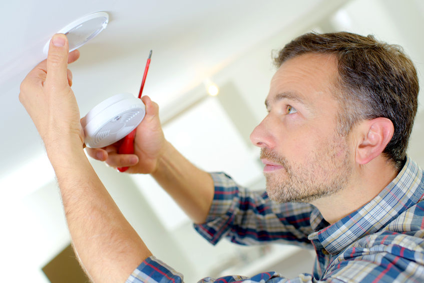 installation of a smoke alarm