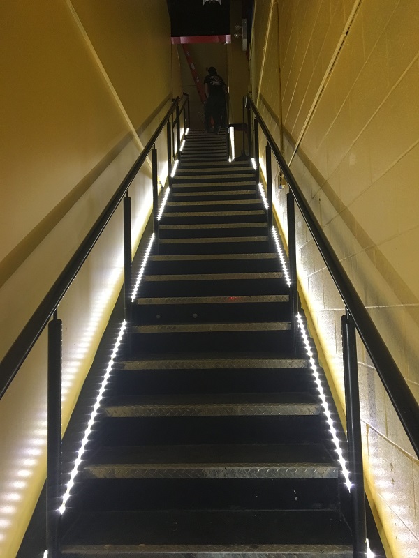 lighting stairs